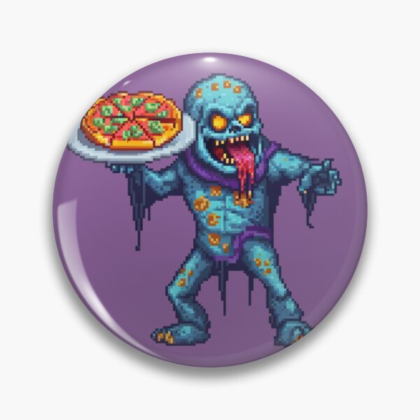Item preview, Cheeky Undead Pizza Eater designed and sold by CheeseBalls08.