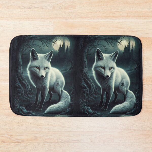 Artikelvorschau, Fuchs-Porträt. Weißer Fuchs, Schneefuchs, Winterfuchs, Fantasyfuchs, wunderlicher Fuchs, japanische Kunst entworfen und verkauft von FoxVibes.