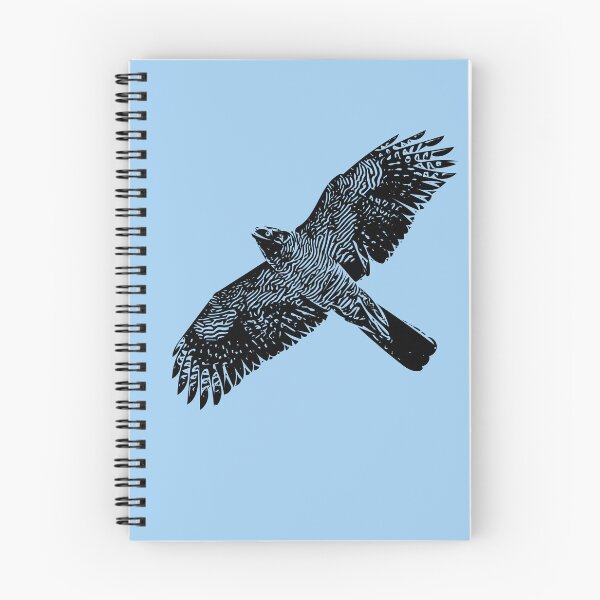 Item preview, Henst's Goshawk Flying Black Design  designed and sold by designsasstultd.