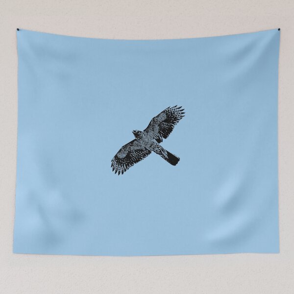 Item preview, Henst's Goshawk Flying Black Design  designed and sold by designsasstultd.