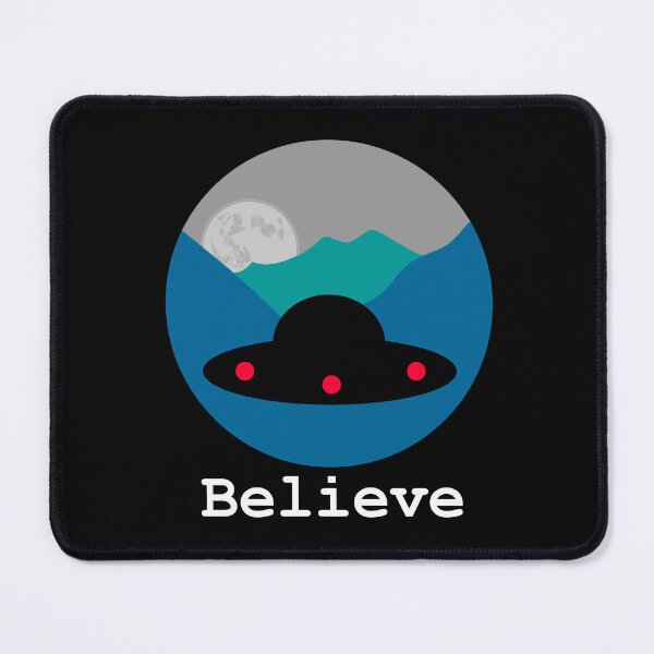 Item preview, Believe: UFO With Mountain Background designed and sold by CoastalCaptures.
