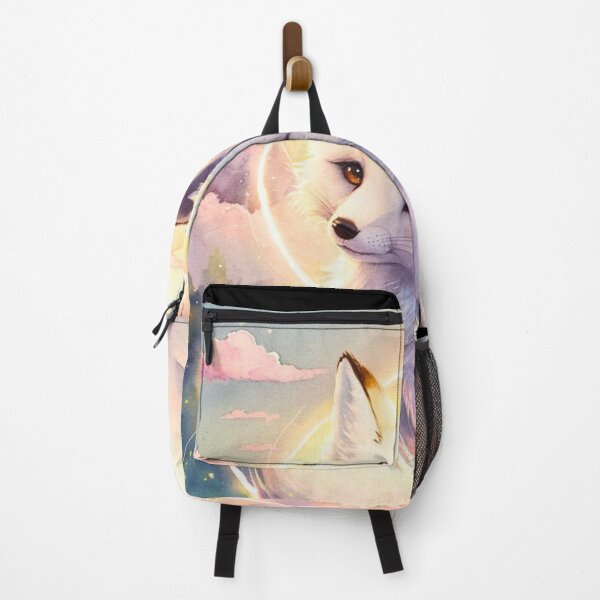 Item preview, Fox Portrait. white fox, snow fox, winter fox, fantasy fox, whimsical fox, japanese art designed and sold by FoxVibes.