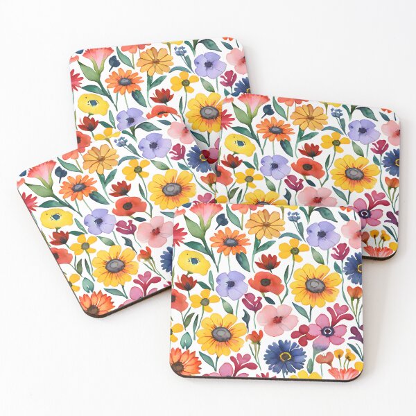 Item preview, Vibrant Watercolor Floral Abundance designed and sold by MrKATORSKI.