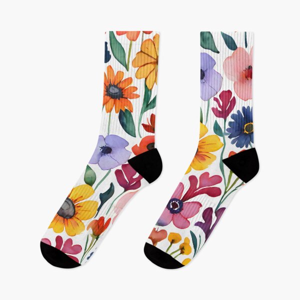 Item preview, Vibrant Watercolor Floral Abundance designed and sold by MrKATORSKI.