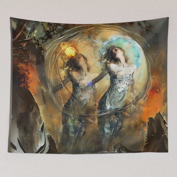 Item preview, Cosmic Wonder Abstract Art designed and sold by Obsidian Ink by Wilshire.