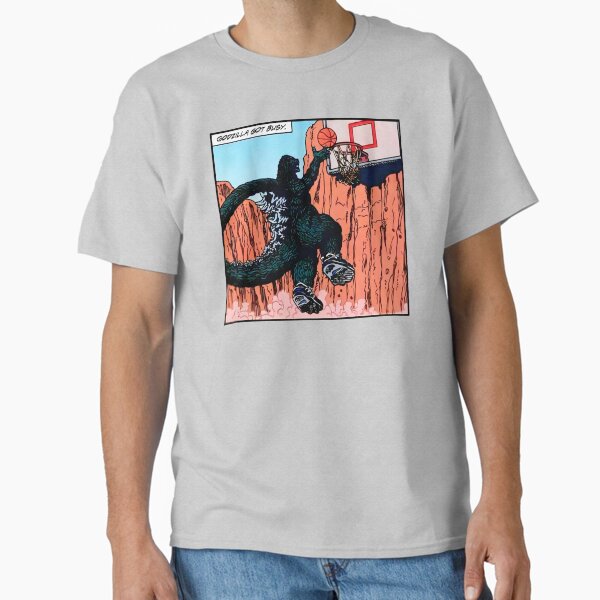 Vista previa del artículo con la obra «GODZILLA BOLA», diseñado y vendido por LuksTEESred.