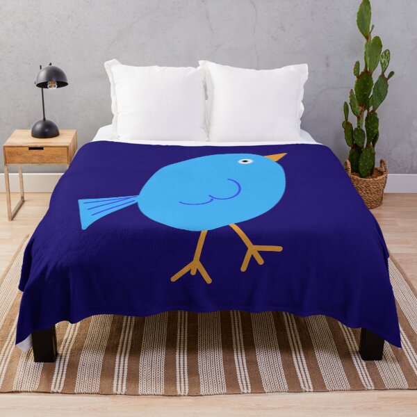 Item preview, Bold and Bright Blue Bird designed and sold by LiaIsabellaArt.