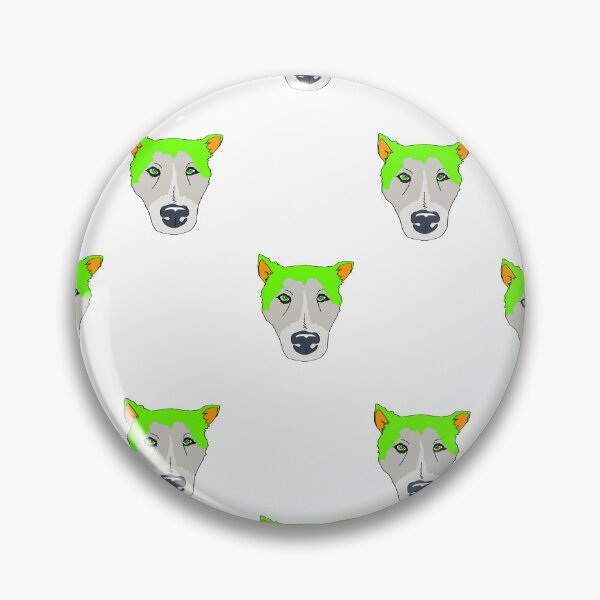 Item preview, green wolf designed and sold by Leonardobc.