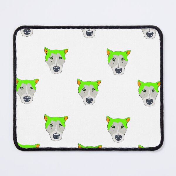 Item preview, green wolf designed and sold by Leonardobc.