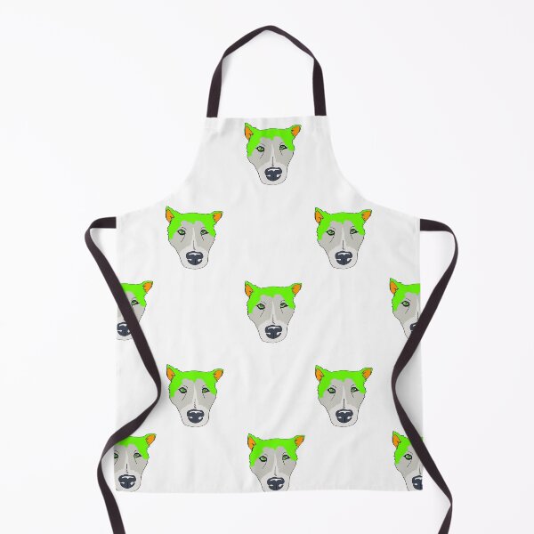 Item preview, green wolf designed and sold by Leonardobc.