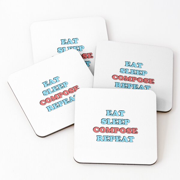 Item preview, Eat Sleep Compose Repeat - Composer designed and sold by Inspirationmotivation.
