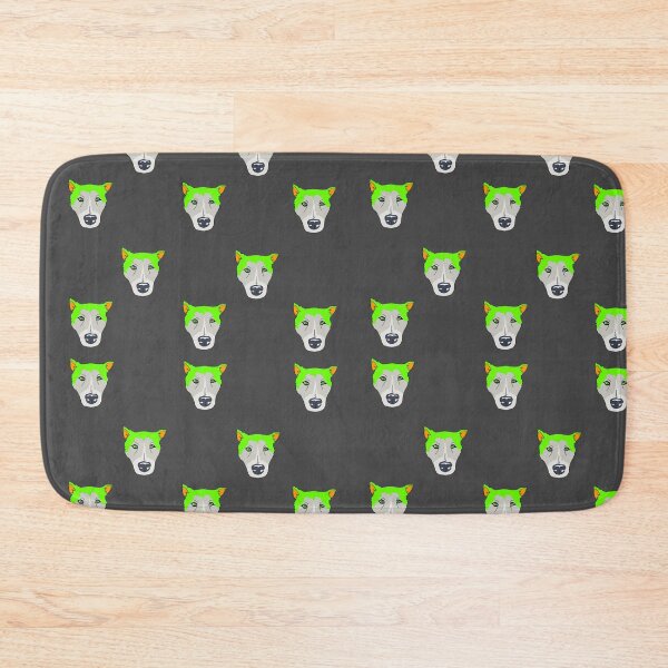 Item preview, green wolf designed and sold by Leonardobc.