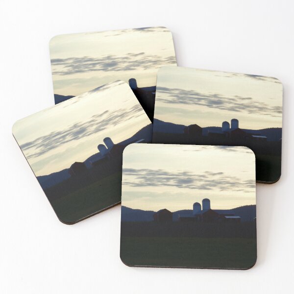 Item preview, Sunset Over the farm in the Mountains designed and sold by fierceautie.