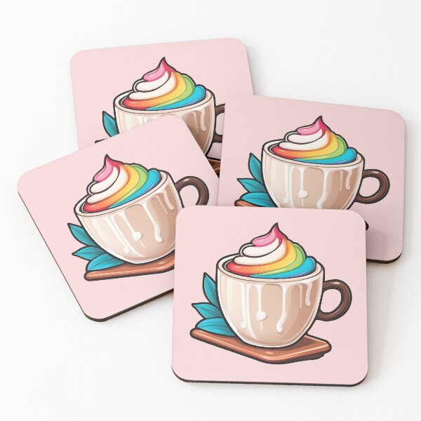 Item preview, rainbow hot coco designed and sold by Cosmicreations1.