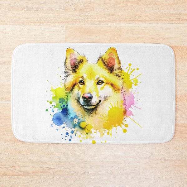 Item preview, Watercolor Yellow Merle Mudi Dog designed and sold by TheAnimalZ00.