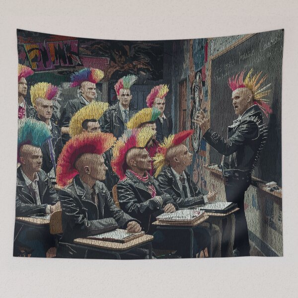 Item preview, Anarchist Punks in the classroom . Underground distressed art. designed and sold by paulo silveira.