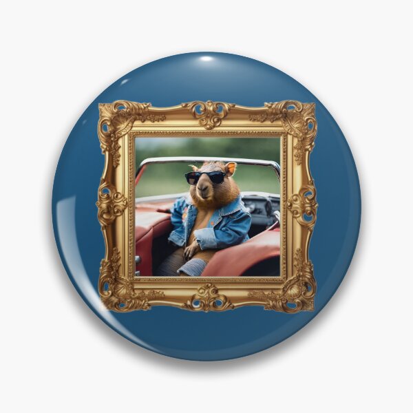 Item preview, Old classic car, Capy, Capybara, cute capy, sweet capy, funny capybara, capybaras, capybara lover, designed and sold by GOLDENGARDENART.