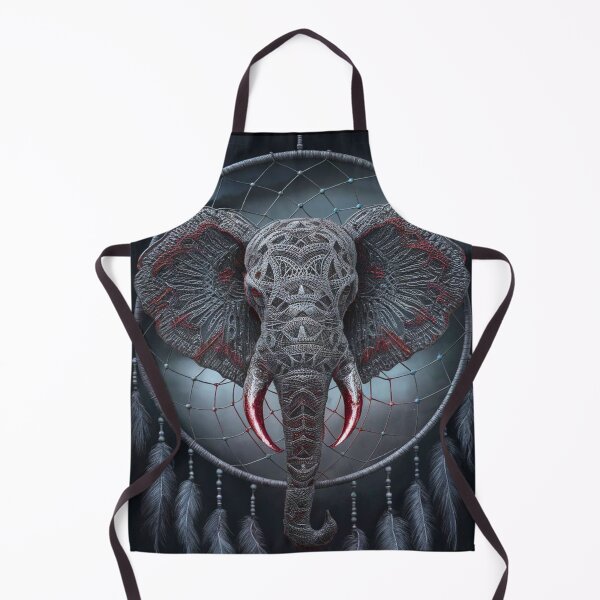 Item preview, Elephant Portrait. elephant mandala, abstract elephant, elephant silhouette, dreamcatcher designed and sold by ElephantVibes.