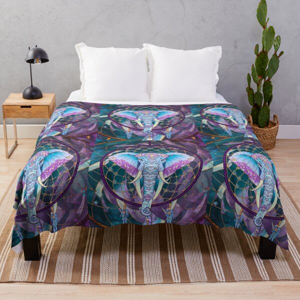 Item preview, Elephant Portrait. elephant mandala, abstract elephant, elephant silhouette, dreamcatcher designed and sold by ElephantVibes.