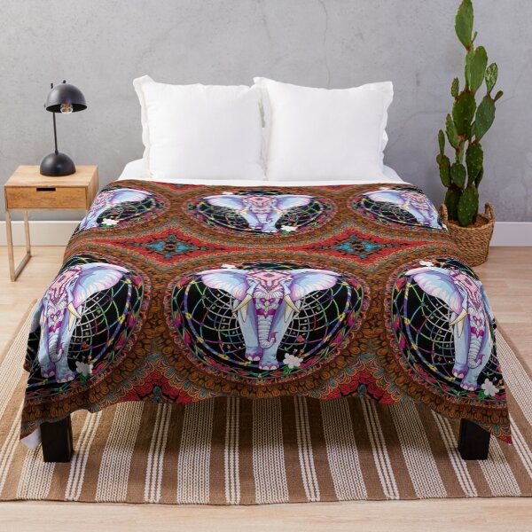 Item preview, Elephant Portrait. elephant mandala, abstract elephant, elephant silhouette, dreamcatcher designed and sold by ElephantVibes.