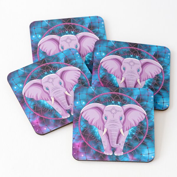 Item preview, Elephant Portrait. elephant mandala, abstract elephant, elephant silhouette, dreamcatcher designed and sold by ElephantVibes.