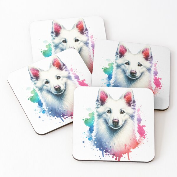 Item preview, Watercolor White Mudi Dog designed and sold by TheAnimalZ00.