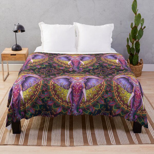 Item preview, Elephant Portrait. elephant mandala, abstract elephant, elephant silhouette designed and sold by ElephantVibes.