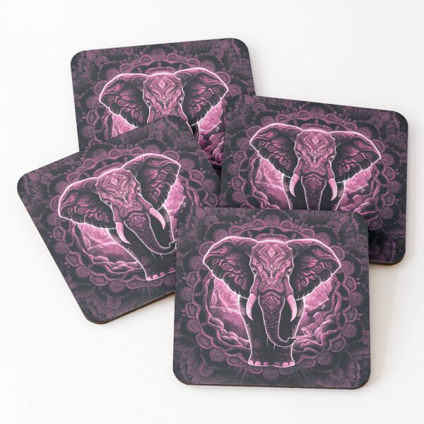 Artikelvorschau, Elefantenporträt. Elefantenmandala, abstrakter Elefant, Elefantensilhouette entworfen und verkauft von ElephantVibes.
