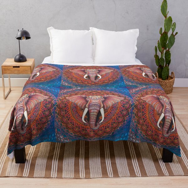 Artikelvorschau, Elefantenporträt. Elefantenmandala, abstrakter Elefant, Elefantensilhouette entworfen und verkauft von ElephantVibes.