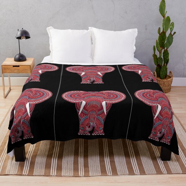 Item preview, Elephant Portrait. elephant mandala, abstract elephant, elephant silhouette designed and sold by ElephantVibes.