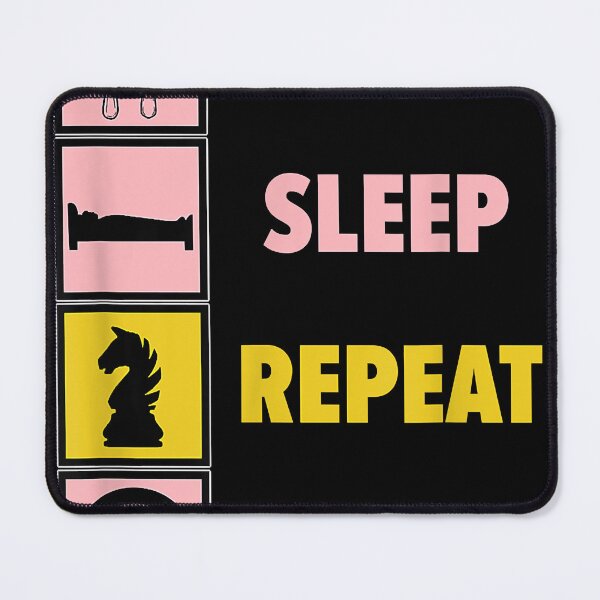 Item preview, Eat Sleep Chess Repeat Checkmate Saying designed and sold by SelmerJones.