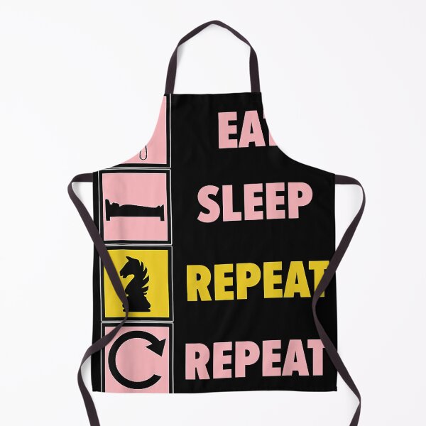 Item preview, Eat Sleep Chess Repeat Checkmate Saying designed and sold by SelmerJones.