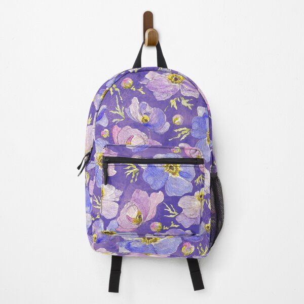 Item preview, Patrón de anémonas lilas designed and sold by JRoseDesign.
