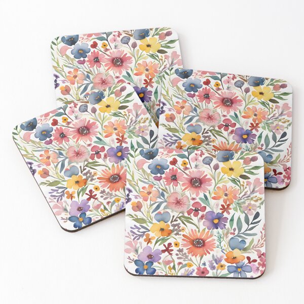 Item preview, Blooming Canvas: Colorful Watercolor Floral designed and sold by MrKATORSKI.