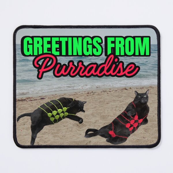 Item preview, Greetings from Purradise designed and sold by MannyShop.
