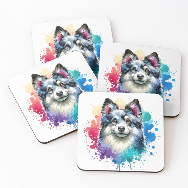 Item preview, Watercolor Ash Merle Mudi Dog designed and sold by TheAnimalZ00.