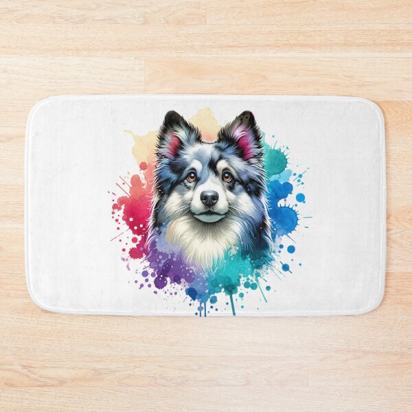 Item preview, Watercolor Ash Merle Mudi Dog designed and sold by TheAnimalZ00.