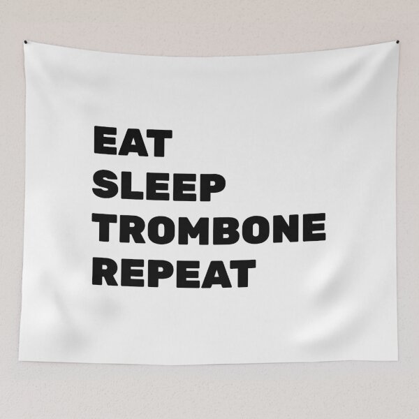 Item preview, Eat Sleep Trombone Repeat designed and sold by Inspirationmotivation.