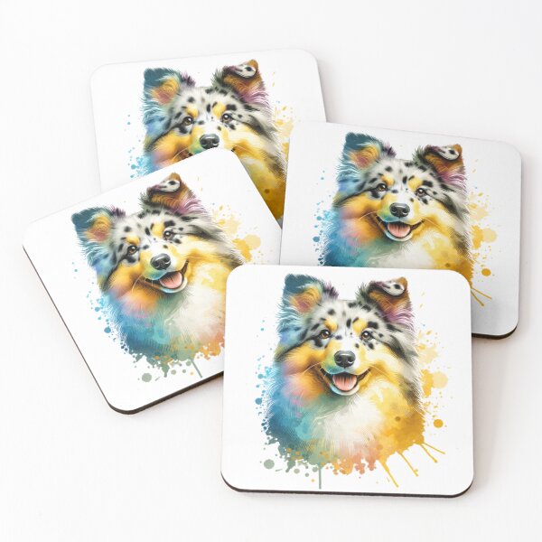 Item preview, Watercolor Merle Mudi Dog designed and sold by TheAnimalZ00.