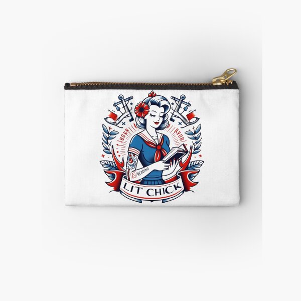 Item preview, Tatuaje de mujer literaria amante de los libros | Arte para amantes de los libros. designed and sold by litchick1977.