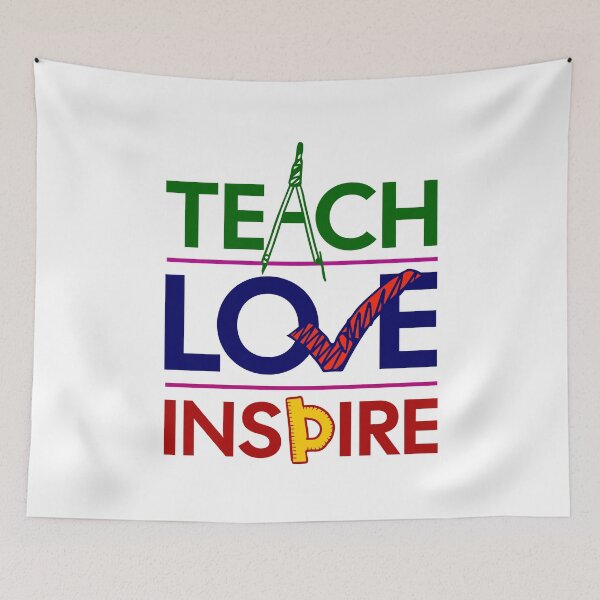 Item preview, Teach-Love-Inspire Teacher Appreciation designed and sold by That-Guys-Merch.