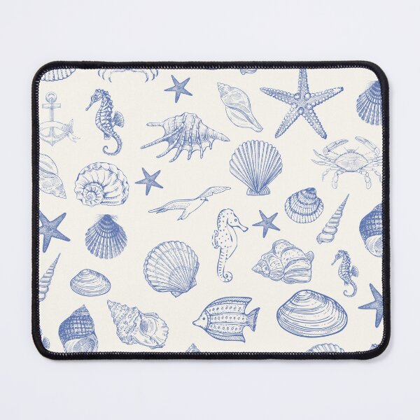 Item preview, Nautical Blue Outline Collage Design designed and sold by HeyDaisyShop.