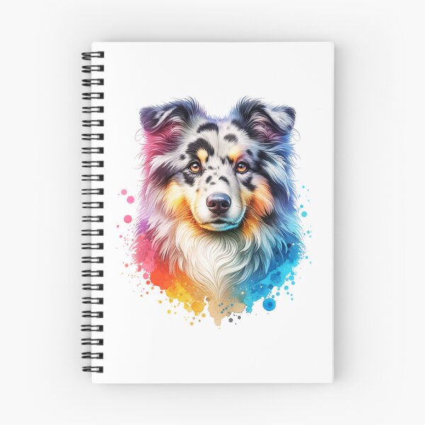 Item preview, Watercolor Ash Merle Mudi  designed and sold by TheAnimalZ00.