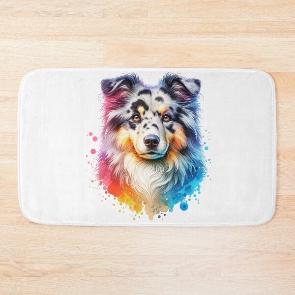 Item preview, Watercolor Ash Merle Mudi  designed and sold by TheAnimalZ00.