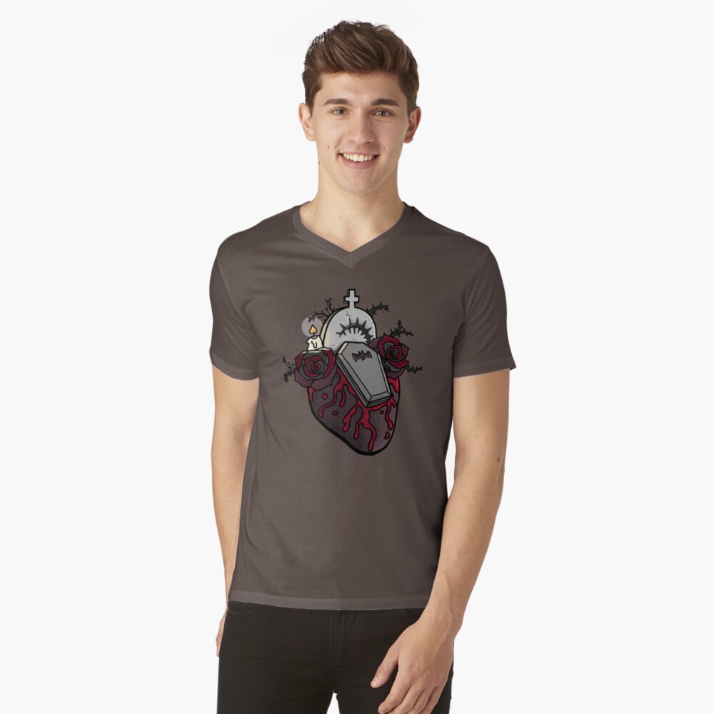 Artikel-Vorschau von T-Shirt mit V-Ausschnitt, designt und verkauft von Worldoffrosti.