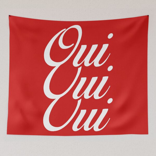 Item preview, Oui Oui Oui T-Shirt | French T-Shirt | Paris Shirt designed and sold by Karma Design.