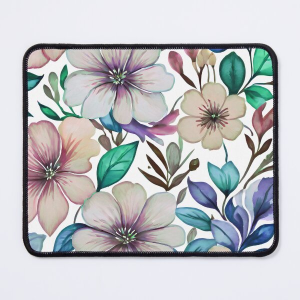 Item preview, Pink and Purple Watercolor Blossoms designed and sold by MrKATORSKI.