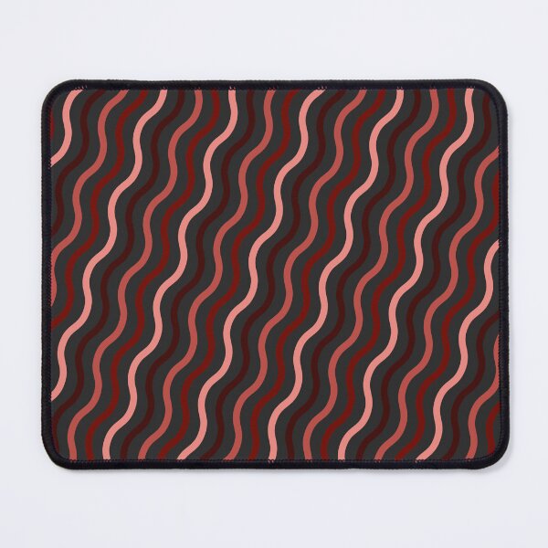 Item preview, Dark Grey Red Multi Curved Lines Seamless Composition designed and sold by Alchemy-A-La-G.