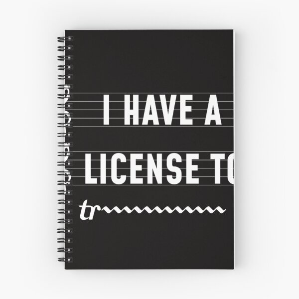 Item preview, Funny I Have A License To Trill Music Product designed and sold by BonitaWaters.