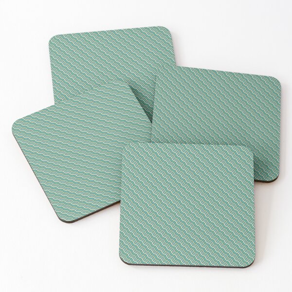 Item preview, Ordered Yellow Aqua Wave Vibrations Teal Background Composition designed and sold by Alchemy-A-La-G.